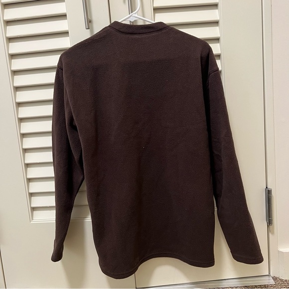 TNA Brown Button Up Sweatshirt - Picture 3 of 3